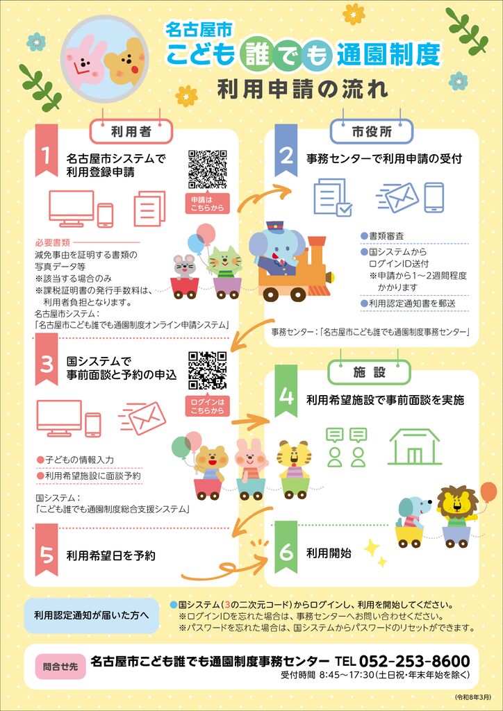 こども誰でも通園制度のチラシ
